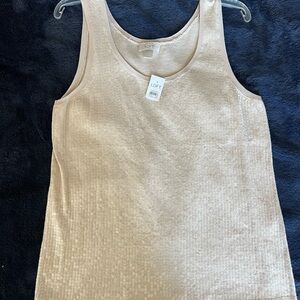 LOFT Women's Beige Tank Top